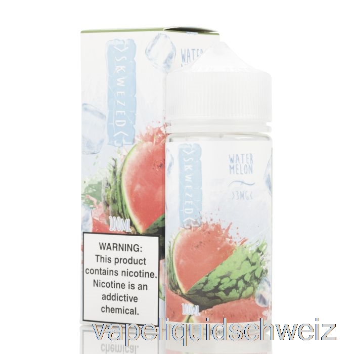 Eiswassermelone - Skwezed E-Liquid - 100 Ml 6 Mg Vape Ohne Nikotin